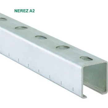 Stavební profil A2 Montážní profil MS 28/30/1,75mm L=6m