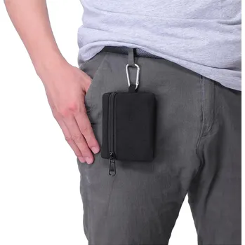 Peněženka Malá plátěná peněženka pánská na karty | kapsička na peníze, sportovní taška