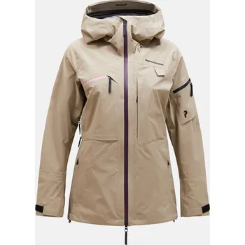 BUNDA PEAK PERFORMANCE W ALPINE GORE-TEX JACKET AVID BEIGE
