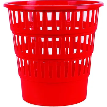 Odpadkový koš Odpadkový koš perforovaný 16 l PP červený