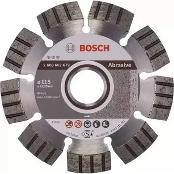 Příslušenství k nářadí Diamantový dělicí kotouč Best for Abrasive BOSCH 2608602679
