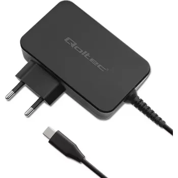 Qoltec gan power pro USB‑C nabíječka 90 W černá