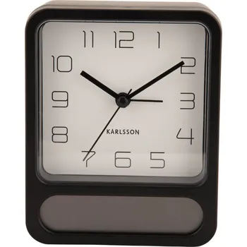 Budík Karlsson Budík s teploměrem a vlhkoměrem DOU