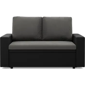 Sedací souprava Rozkládací pohovka LUNA Šedá/černá II