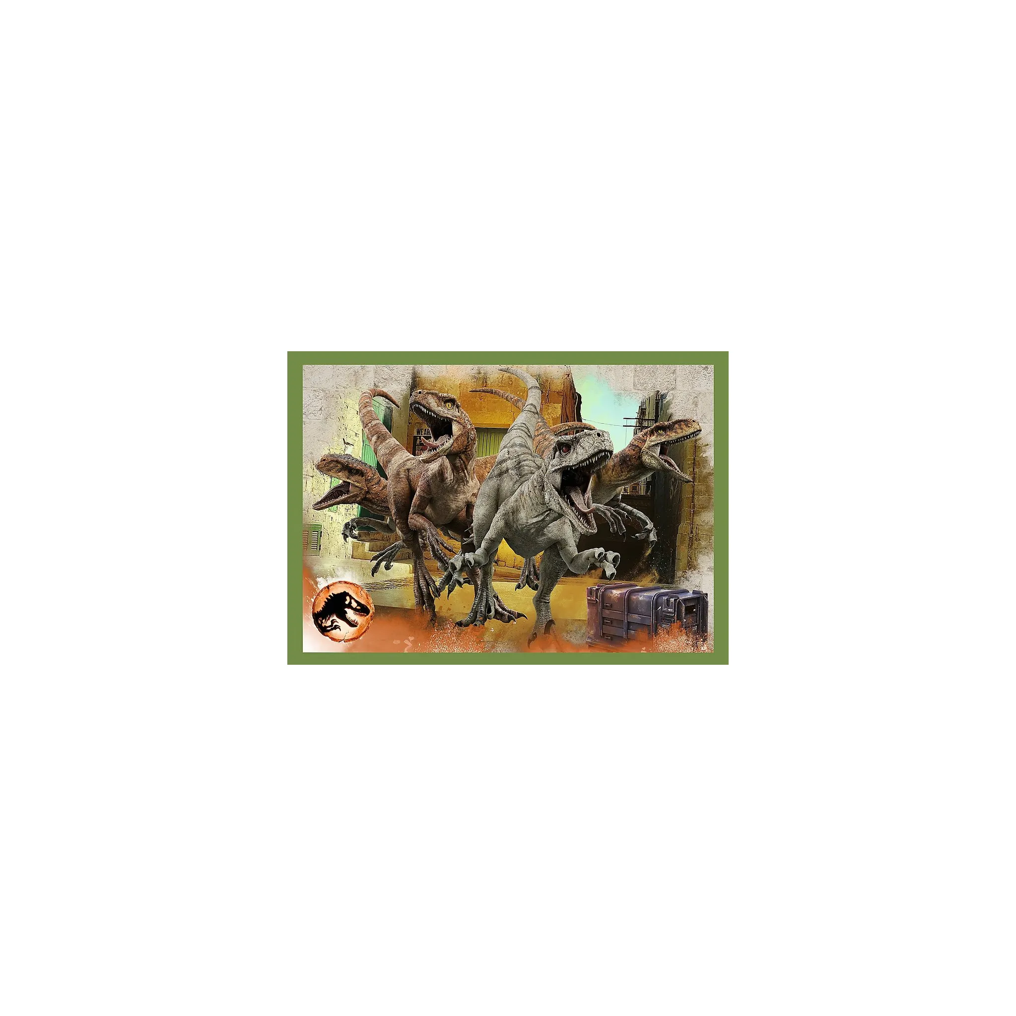 Fotografie 5 - Puzzle Trefl Jurassic World Dominion 4v1 35/48/54/70 dílků