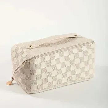Kosmetická taška Cestovní kosmetická taška s velkou kapacitou | cestovní organizér - Bílý