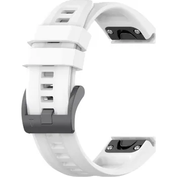 Řemínek na hodinky BSTRAP | BStrap Silicone Carson reminek na Garmin Fenix 5x / 5x Plus / 6x / 6x Pro / 7x / 8 51mm, white