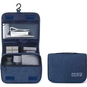 Kosmetická taška Závěsná cestovní kosmetická taška | toaletní taška - Tmavě modrá