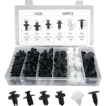 Plastové klipy a nýty na auto | sada spon karoserie