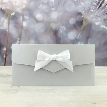 Obálka Obálka 220 x 110 mm na peníze LUX - stříbrná