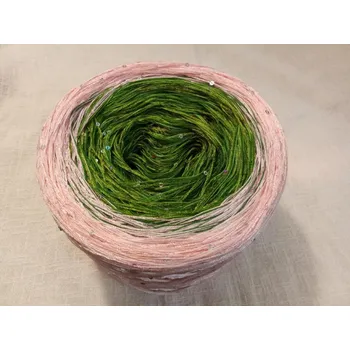 Příze Flitrovka Slavnostní č.5 3-nitka 1000m s flitry (Klubko s flitry Slavnostní č.5)