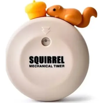 Kuchyňská minutka Kuchyňský časovač | minutka do kuchyně, zvířátko - béžová veverka
