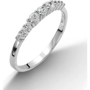 Prsten NUBIS® Stříbrný prsten se zirkony - velikost 56 - NB-5006-56
