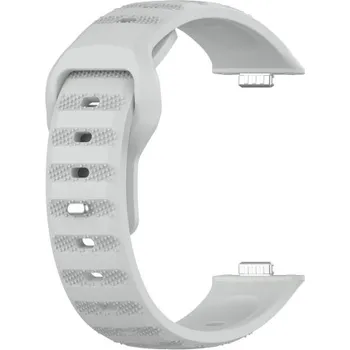 Řemínek na hodinky BSTRAP | BStrap Silicone reminek na Huawei Watch Fit 3, gray