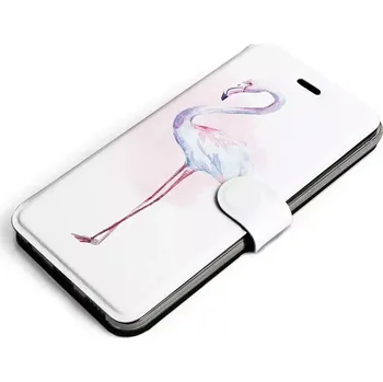 Pouzdro na mobilní telefon Knížkové flip pouzdro Mobiwear - Huawei Nova 9 - M005S Plameňáci - VÝPRODEJ (Parádní flip obal, kryt, pouzdro Mobiwear na mobilní telefon Huawei Nova 9 s motivem M005S Plameňáci)