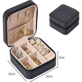 Šperkovnice Šperkovnice cestovní pro ženy | organizér, pouzdro - Černý