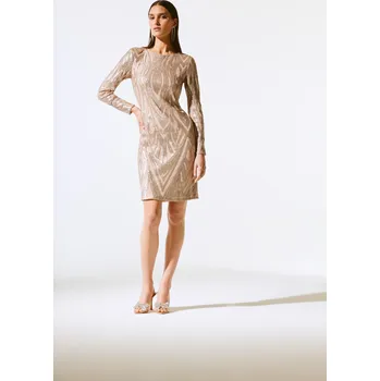 Dámské šaty Joseph Ribkoff dámské společenské šaty 243774 4316 Béžová 38/10