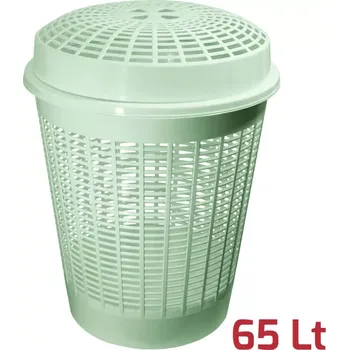 Koš na prádlo RecaPlast Europa 65SA (Koš na prádlo Europa s víkem 65 l zelený)