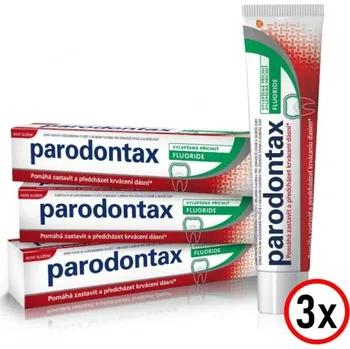 zubní pasta Parodontax Fluorid zubní pasta 3x 75 ml