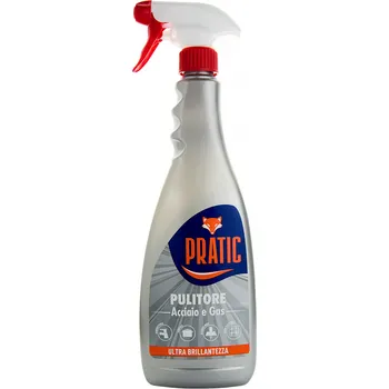 Univerzální čisticí prostředek Čistič na nerez Pratic Pulitore Acciaio e Gas, 750 ml