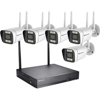 Kompletní kamerový systém Securia Pro WIFI kamerový systém WIFI5CHV5S-W Pevný disk: bez disku