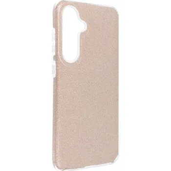 Pouzdro na mobilní telefon Třpytivé pouzdro Coolcase Shining - Samsung Galaxy S24 FE - Gold (Silikonový + plastový kryt či obal na mobilní telefon Samsung Galaxy S24 FE Gold)