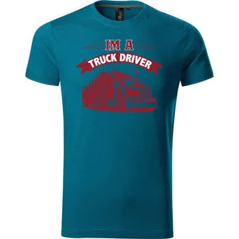 Pánské tričko DOBRÝ TRIKO Pánské tričko Truck Velikost: 2XL, Barva: Petrolejová