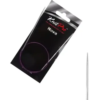 Jehlice KnitPro Nova kruhové kovové fixní jehlice 2mm 40cm (KnitPro Nova kruhové kovové jehlice 2mm 40cm)