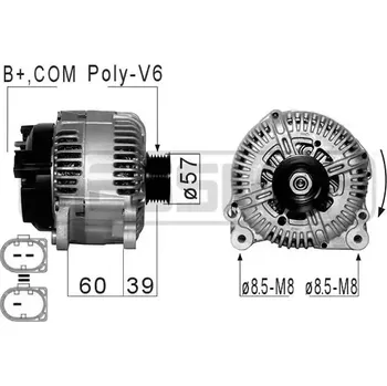 Autodíl ERA Alternátor ERA 210831A + DOPRAVA ZDARMA!