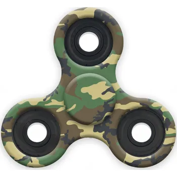 Gadget Fidget Spinner- maskáčový hnědý