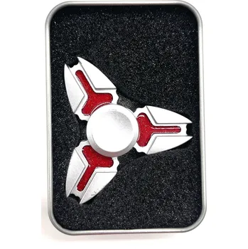 Gadget Fidget Spinner Silver Crab HQ červený