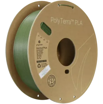 Filament Filament Polymaker PolyTerra PLA Dualní Kamuflážová (Tmavě Zelená-Hnědá) [1,75mm, 1kg]