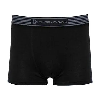 Boxerky Pánské funkční boxerky MERINO LIFE Thermowave černá velikost oblečení L