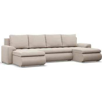 Sedací souprava Rohová rozkládací sedací souprava U TOKIO III Pro Béžová