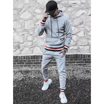 Pánská tepláková souprava AX0660 Barva: Světle Šedá, Velikost: M