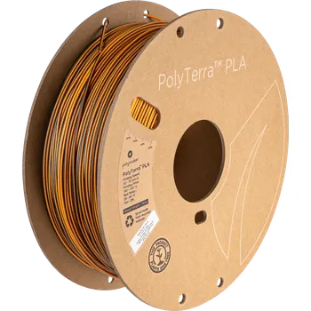 Filament Filament Polymaker PolyTerra PLA Dualní Stínová (Oranžová-Černá) [1,75mm, 1kg]