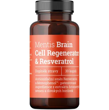 Přírodní produkt Mentis Lab Mentis Brain cell Regenerator & Resveratrol, 30 kapslí