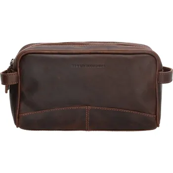 Kosmetická taška Hide & stitches Japura toaletní taška 3 L - tmavě hnědá