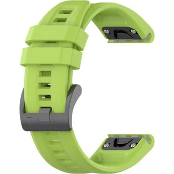 Řemínek na hodinky BSTRAP | BStrap Silicone Carson reminek na Garmin Fenix 5x / 5x Plus / 6x / 6x Pro / 7x / 8 51mm, fruit green