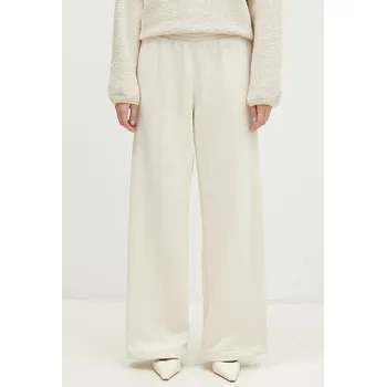 Tepláky adidas Originals Femme Galore Wideleg Fleece Pants, XS, béžová, 01X