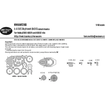 Plastikový model 1/48 Mask A-4 B/C Skyhawk BASIC (H.2000)