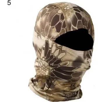 Kukla Taktická balaclava | kukla - na paintball, motorku, lyže, turistiku atp. - maskáčová - 5