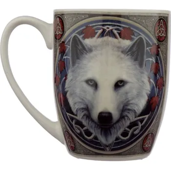 Porcelánový hrnek Lisa Parker 300 ml vlčí strážkyně vodopádu