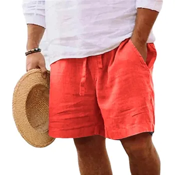 Letní šortky pro pány Barva: Červená, Velikost: M