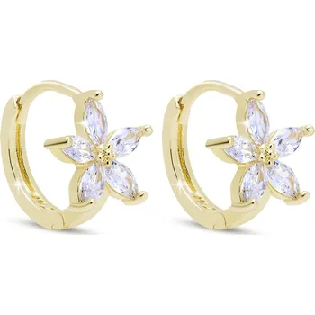 Náušnice biju Květinové náušnice se zirkony 3333