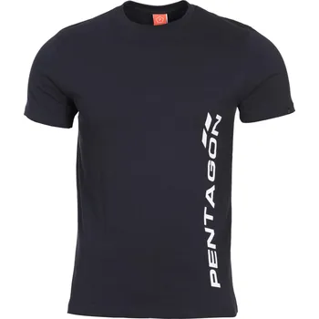 Pánské tričko Tričko Pentagon Vertical černé