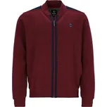 HAJO® PÁNSKÁ MIKINA SE CELOPROPÍNACÍ S PLASTICKÝM VZOREM -VÍNOVÁ