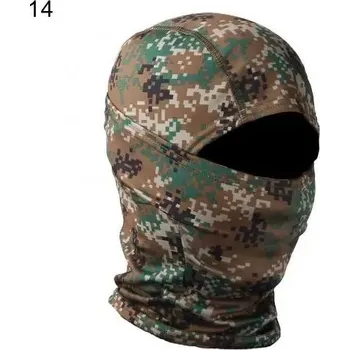 Kukla Taktická balaclava | kukla - na paintball, motorku, lyže, turistiku atp. - maskáčová - S