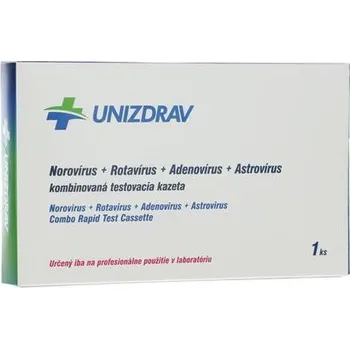 Diagnostický test Profesionální test na Norovirus + Rotavirus + Adenovirus + Astrovirus kombinovaná kazeta, 1ks