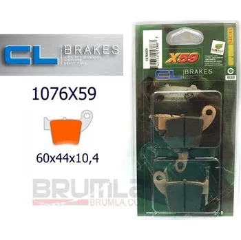 Brzda pro motocykl Brzdové destičky 1076X59 CL BRAKES